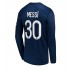 Cheap Paris Saint-Germain Lionel Messi #30 Home Football Shirt 2022-23 Long Sleeve